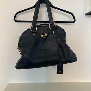 Yves Saint Laurent Leather Muse Tote Bag